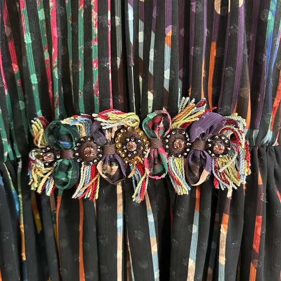 Anthropologie Geisha Designs Boho Maxi Dress | Size 2 - Picture 5 of 6